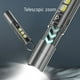 thumbnail image 4 of Linterna LED Recargable Super Brillante Linterna de Alta Potencia | 5 modos con zoom | Mascarilla de apertura suave para proteger los ojos | Banco de energía USB | Aleación de aluminio negro | Casa, 4 of 8