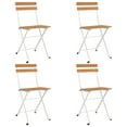 thumbnail image 2 of vidaXL 5 Piece Folding Bistro Set Solid Wood Acacia and Steel, 2 of 5