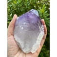 thumbnail image 2 of Extra Large Amethyst Point, Natural Amethyst Point, Raw Amethyst Point Healing Crystals (16-18 oz), 2 of 9
