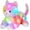 LED, variant on Glow Guards 13'' Lying Light up Rainbow Cat Plush Toy Rainbow Kitty Soft Stuffed Animal Bed Night Light Birthday Halloween for Toddler Kids