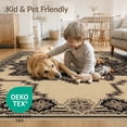 thumbnail image 4 of ODIKA Boho Gothic Vintage Southwestern Border Distressed Astrology Round Flowing Pet Friendly & Kids Safe Play for Playroom, Bedroom, Reading Nook, 4 of 7
