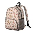 thumbnail image 2 of Mixed Breed Dog and Floral Backpack for School, Cute School Bag with Adjustable Shoulder Straps and Padded Back, 13.8"x11.4"x6", 2 of 4