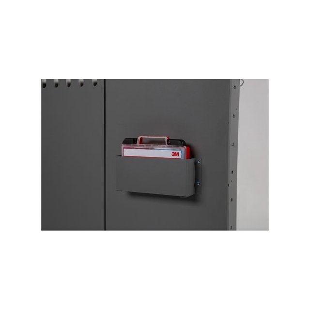 Holman Van Storage System First Aid Kit Tray 40110 Bolts to Bulkhead Or Shelving; 12 Inch Width x 3-1/2 Inch Depth; White; Without First Aid Kit