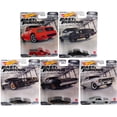 thumbnail image 2 of 2022 Hot Wheels Retro Entertainment Fast & Furious Premium Set of 5, 1/64 Diecast Model Cars, 2 of 2