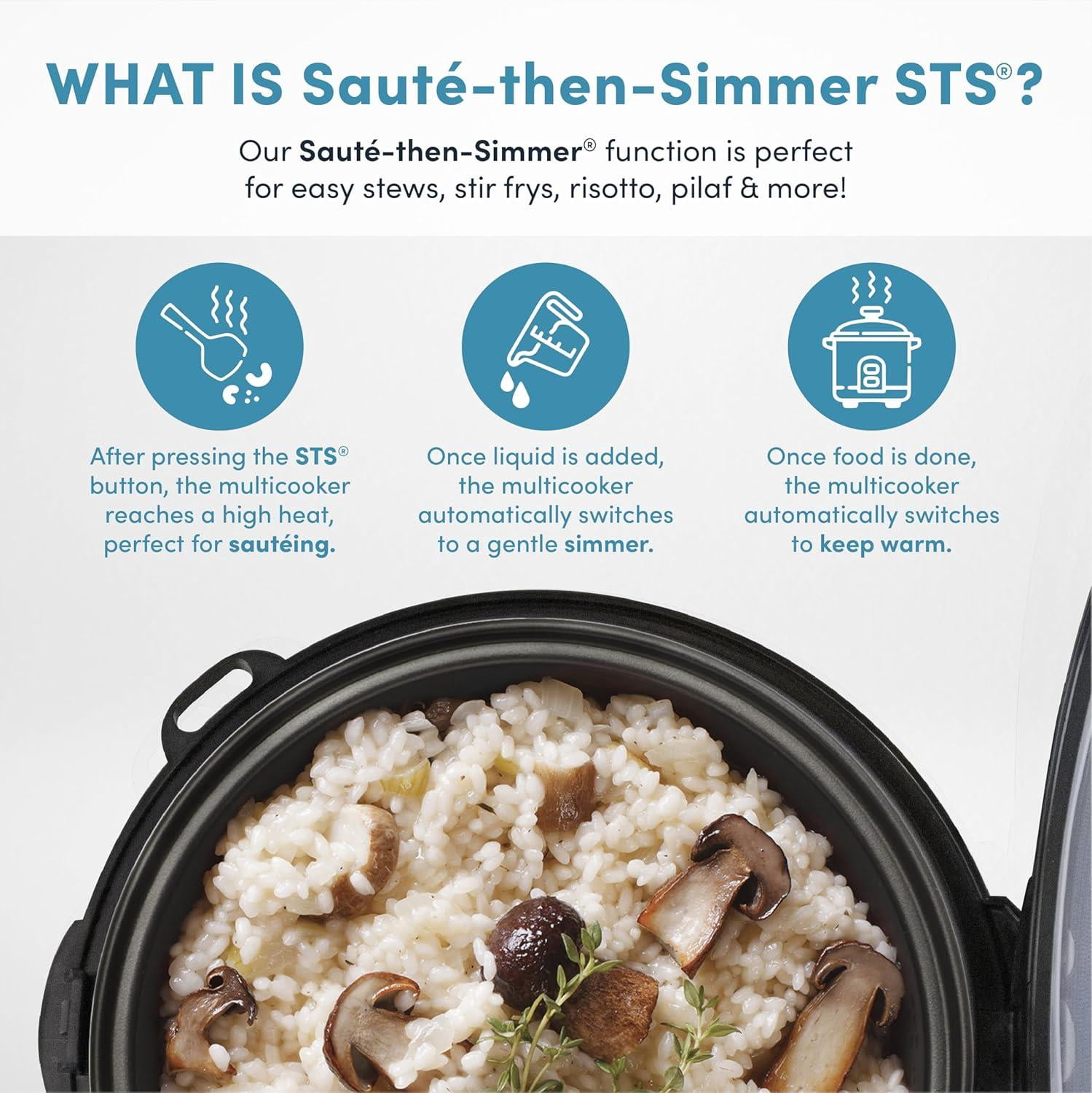 AROMA Professional Digital Rice Cooker, Multicooker, 4-Cup (Uncooked) / 8-Cup (Cooked), Steamer, Slow Cooker, Oatmeal Cooker, STS, Auto Keep Warm, 2 Qt, Stainless Steel Exterior, ARC-954SBD