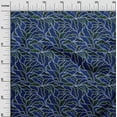 thumbnail image 3 of oneOone Velvet Blue Fabric Abstracts Craft Projects Decor Fabric Printed By The Yard 58 Inch Wide, 3 of 4
