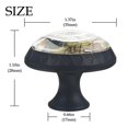 thumbnail image 4 of 4 Pcs Map Knobs for Kitchen Cabinet Cupboard Dresser Bookcase Drawer Pulls Handles Round Home Decor, 4 of 8
