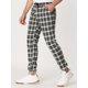 thumbnail image 2 of Pantalones chándal ajustados a cuadros Lars Amadeus Gris oscuro T L, 2 of 6