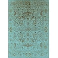 thumbnail image 1 of Ahgly Company Indoor Rectangle Oriental Light Blue Industrial Area Rugs, 3' x 5', 1 of 4