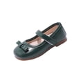 thumbnail image 2 of Girls Princess Dress Shoes, Cute Flower Mary Jane Flats for Flower Girl Party Wedding Green 9.5, 2 of 7