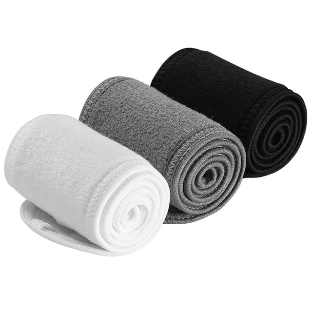 3pcs Bufandas de belleza de bufanda de belleza de mujeres a prueba de húmedo bandas para el cabello diadema de yoga