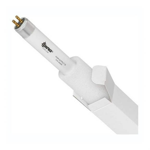 SUNPACK High Output T5HO 54W 6400K Strip Grow Light Replacement Bulb, White, 48" - Made for Indoor Gardening or Greenhouses, Ideal for Seed Starting