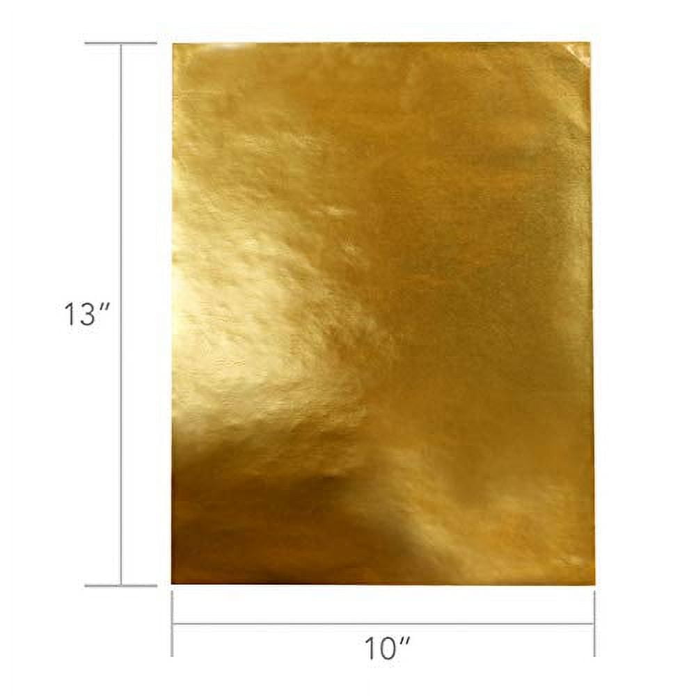 Hygloss Products Metallic Foil Paper for Arts & Crafts, Classroom Activities & Artists-10" x 13"-50 Sheets, 5 Each of 10 Assorted Colors