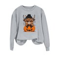 thumbnail image 5 of Mifsaly Womens Halloween Sweatshirt Cute Cartoon Cow Pumpkin Graphic Sweaters Long Sleeve Soft Comfortable Loose Fit Pullover Top, 5 of 5