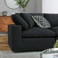 thumbnail image 4 of Modular Sectional Sofa Couch, Black, Fabric, Living Kitchen Cafe Bistro Hospitality Restaurant, Modern Contemporary HB34774, 4 of 5