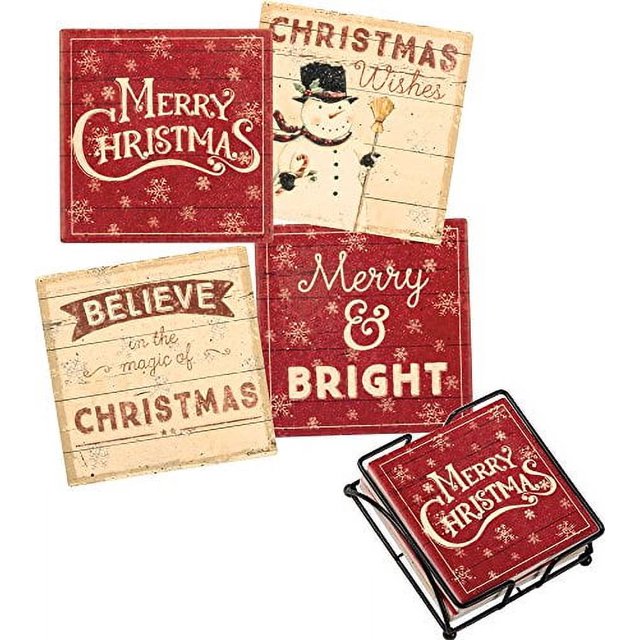 Primitives by Kathy 35940 Ensemble de Dessous de Verre Absorbants, Believe