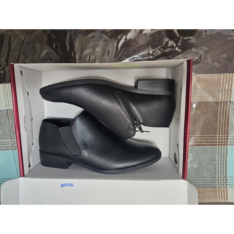@Tnkasy① Kensie Women's Sammy Short Boot Black 8.5 M - Walmart.com
