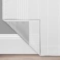 thumbnail image 4 of Eclipse Ronneby Stripe Blackout Grommet Tope Single Window Curtain Panel, White, 40 x 95, 4 of 6
