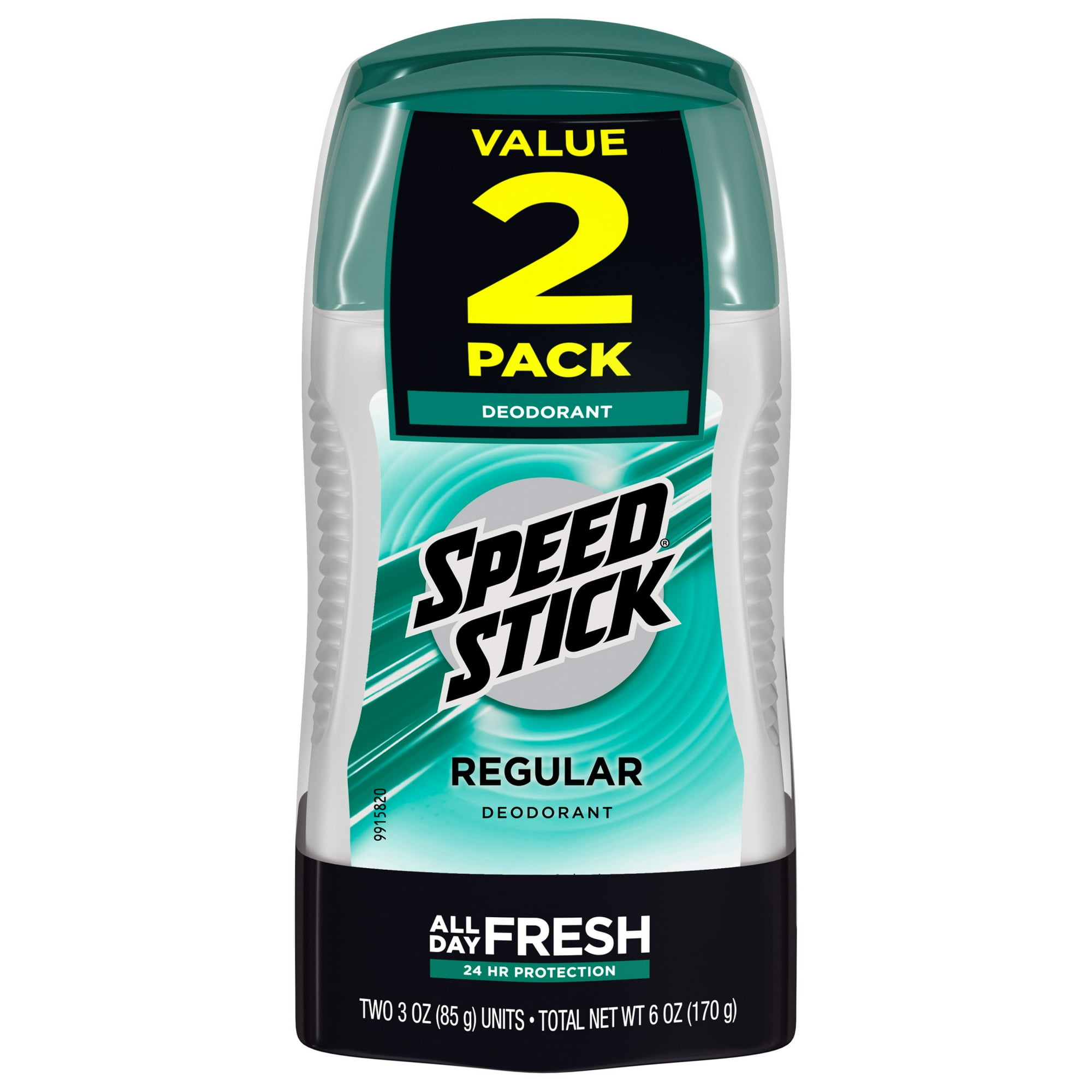 Speed Stick Men's Antiperspirant Deodorant, Regular, 3 oz, Twin Pack