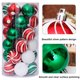 thumbnail image 3 of Adornos navideños Dinheiro de 6 cm/30 piezas, juego de bolas navideñas pintadas con forma de árbol de Navidad, colgante para manualidades de bricolaje, fiestas navideñas, 3 of 5