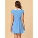 thumbnail image 4 of Disfraz de Halloween para Mujer Allegra K vestido de Lunares Azul claro M, 4 of 4