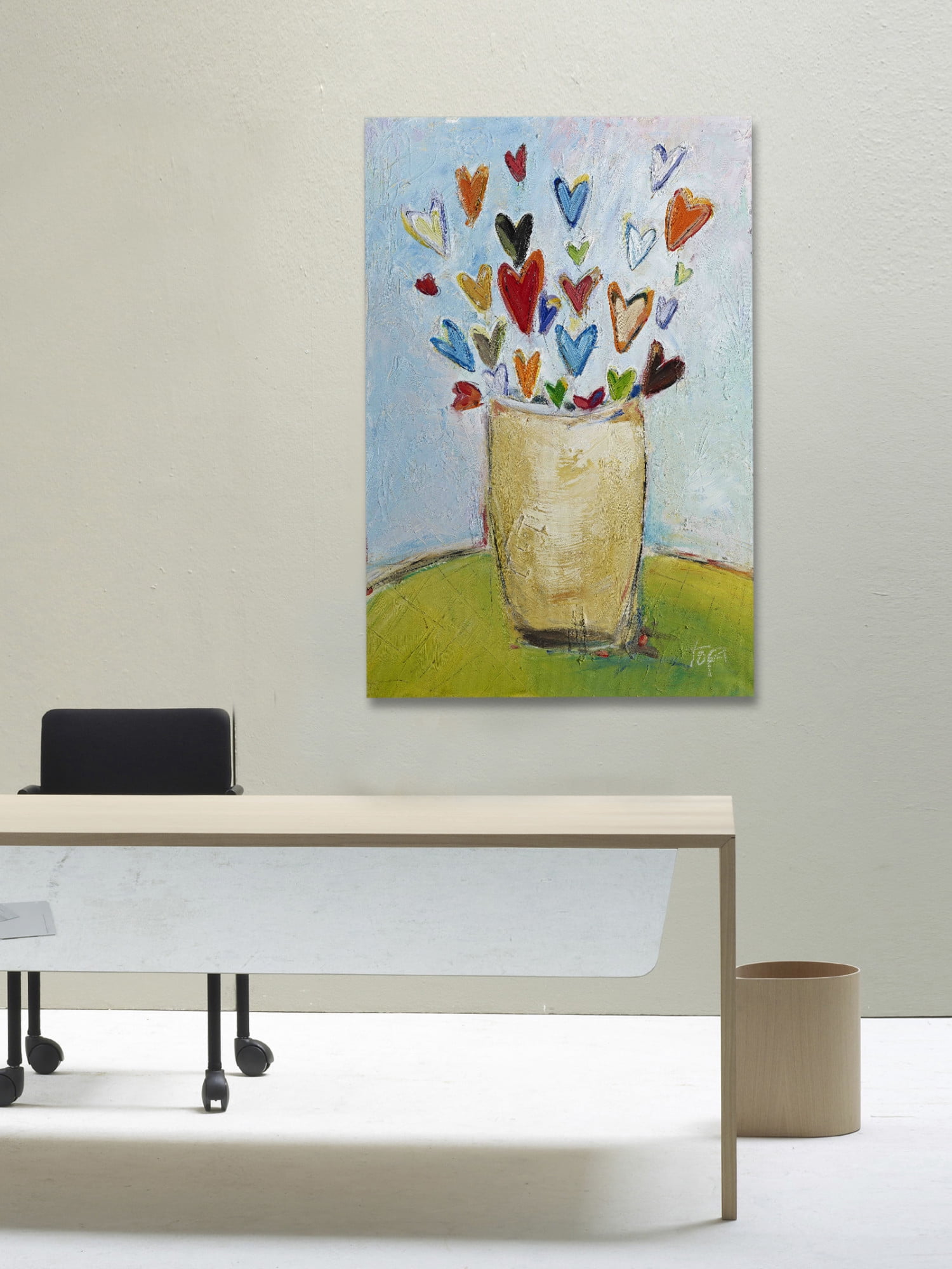 Marmont Hill "Bouquet of Love" by Tori Campisi Painting Print on Canvas