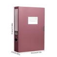 Yrmaups File Box for Office, Foldable A4 Document Storage Box ...