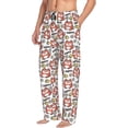 thumbnail image 6 of Fuzoiu Happy Foxy Faces Print Men's Pajama Pants,Lounge Pants for Men,Lounge PJ Bottoms,Sleepwear Pants with Drawstring Pockets -XX-Large, 6 of 6