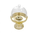 thumbnail image 3 of BalsaCircle 12 Gold Clear 4" Mini Cake Stands Dome Favor Holders, 3 of 8
