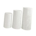 thumbnail image 2 of 3 piezas de cubiertas de soporte cilíndricas para decoración de manteles, cubierta de soporte de pedestal cilíndrico Blanco, 2 of 9