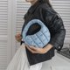 thumbnail image 3 of Bolsos de hombro acolchados para mujer Cloud Mini Bag Bolso Cross Bag Tote (Azul claro), 3 of 5