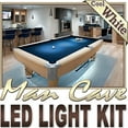 thumbnail image 6 of Biltek 16.4' ft Cool White Man Cave Bar Pool Table LED Lighting Strip + Dimmer + Remote + Wall Plug 110V - Sports Memorabilia Bar Theatre TV Liquor Cabinet Wine Cellar Dart Board Waterproof 220V, 6 of 6
