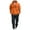 [Black Pants] [Black Pants] Orange, variant on Chiccall Men's Cargo Tracksuit 2 Piece Quarter Zip Hoodie Fleece Sweatsuit set Casual Workout Jogging Suits