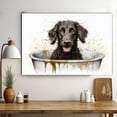 thumbnail image 3 of Curly Coated Retriever Dog Canvas Bathroom Décor - Unique Bath Wall Decor - Modern Canvas Bathroom Wall Art - Room Decor - Bathroom Decorations - Restroom Sign - Wall decor living room, 3 of 4