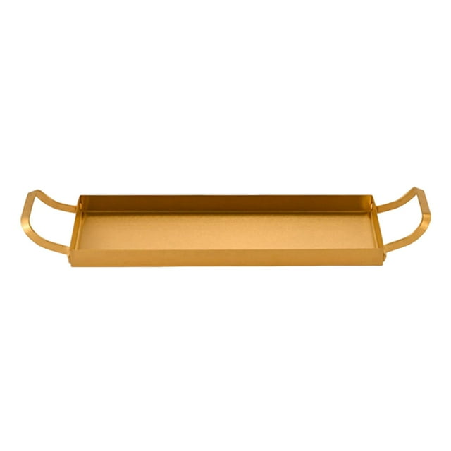 Platos rectangulares Placa de bocadillo Versátiles pesados versátiles fáciles de limpiar Servicio Bandeja para hornear para fiesta Restaurante de Oro