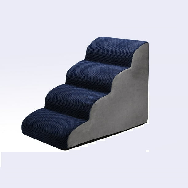 Dog Stairs for High Beds,4 Step Dog Ramp for Small Dogs and Cats