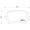 thumbnail image 2 of Hella 355011771 OEM - OE Formulated Friction Material, 2 of 2