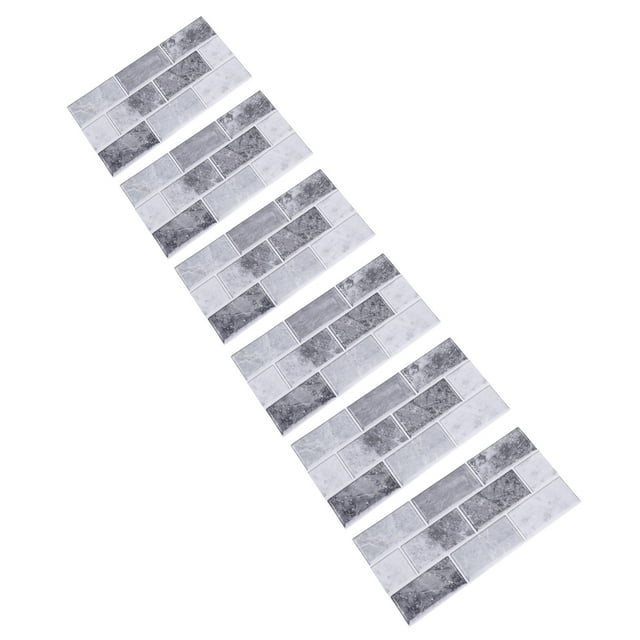 Pegue Las Baldosas de Pared, Pela y Placa para Salpicaduras de Baldosas de Palo Grandes Cobertura de Cobertura Moderna Anti ÓLeo para la Cocina
