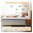 thumbnail image 3 of Extra Firm Mattress Topper Full Size 3 Inch, Firm to Extra Firm Mattress Pad with Dual Sides Flippable for Back , High-Density Support Bed Topper with Washable Cover, , 75" x 54", 3 of 8