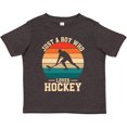 thumbnail image 3 of Inktastic Just a Boy Who Loves Hockey Boys Toddler T-Shirt, 3 of 5