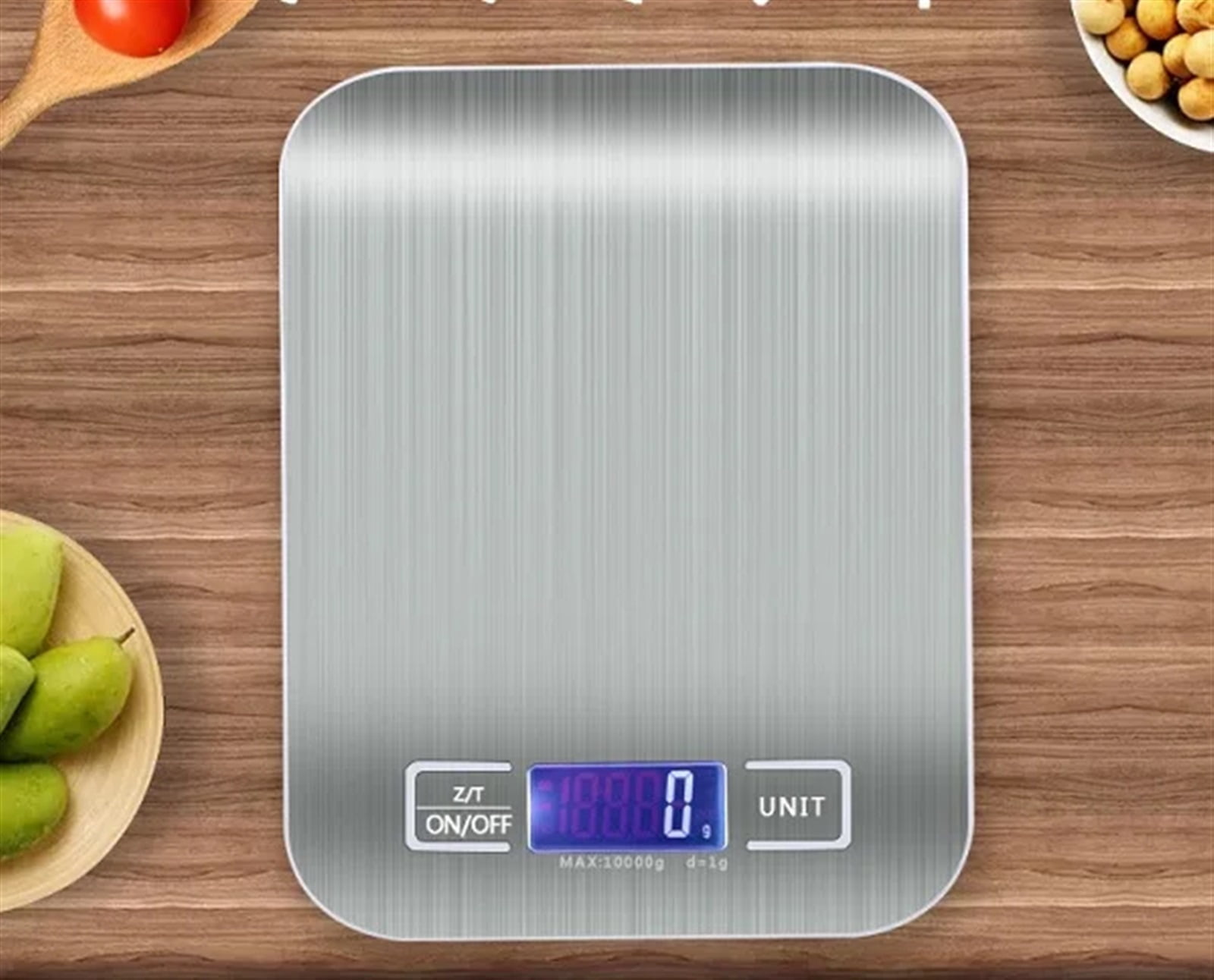 Digital Kitchen Scale, Portable Electronic Digital Scale Stainless Steel Food Weighing Kitchen Coffee Baking Scale