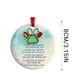 thumbnail image 3 of Adorno navideño de vidrio marino con marco redondo dorado y blanco para playa., 3 of 7