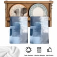 thumbnail image 5 of Navy Blue Grey Kitchen Towels Set of 1, Modern Ombre Oil Painted Abstract Art Absorbent Dish Towels for Kitchen, Microfiber Hand Towel, Quick Drying Tea Towel for Cleaning Decorative Dishcloths, 5 of 7