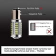 thumbnail image 2 of 2pcs White 1157 Led Bulbs P21w/5w Bay15d 2057 2357 7528 Led Bulbs, 2 of 2