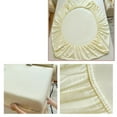 thumbnail image 5 of SIfdSeng Get it Fast Piece Thickened Solid Color Bed Cover Class A Full Solid Color Washed Baby and Grade Bedspread Cover Imitation Pure Bed Sheet Cover for Summer, 5 of 5