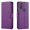 Purple, variant on Starshop Motorola Moto G Power 2025 Case Phone Cover Wallet Pouch Case With Glass Screen - Purple