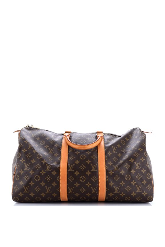 Pre-Owned Keepall Bag Monogram Canvas 50 By Rebag