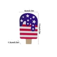 thumbnail image 3 of Qocolhg 4th of July Decorations, Patriotic Tiered Tray Decor Wooden Sign, Vintage Popsicle Shaped Wood Blocks, Rustic American Memorial Day Table Decor for Independence Day Home Decor, 3 of 6