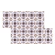 thumbnail image 4 of Calcomanías de azulejos de 20 piezas, pegatina Diagonal de suelo impermeable autoadhesiva para decoración de pasillo y sala de estar, 4 of 14