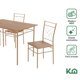 thumbnail image 2 of Juego De Comedor 4 Sillas Mesa Estructura Metalica y Tablero MDF Kingshouse cafe, 2 of 7